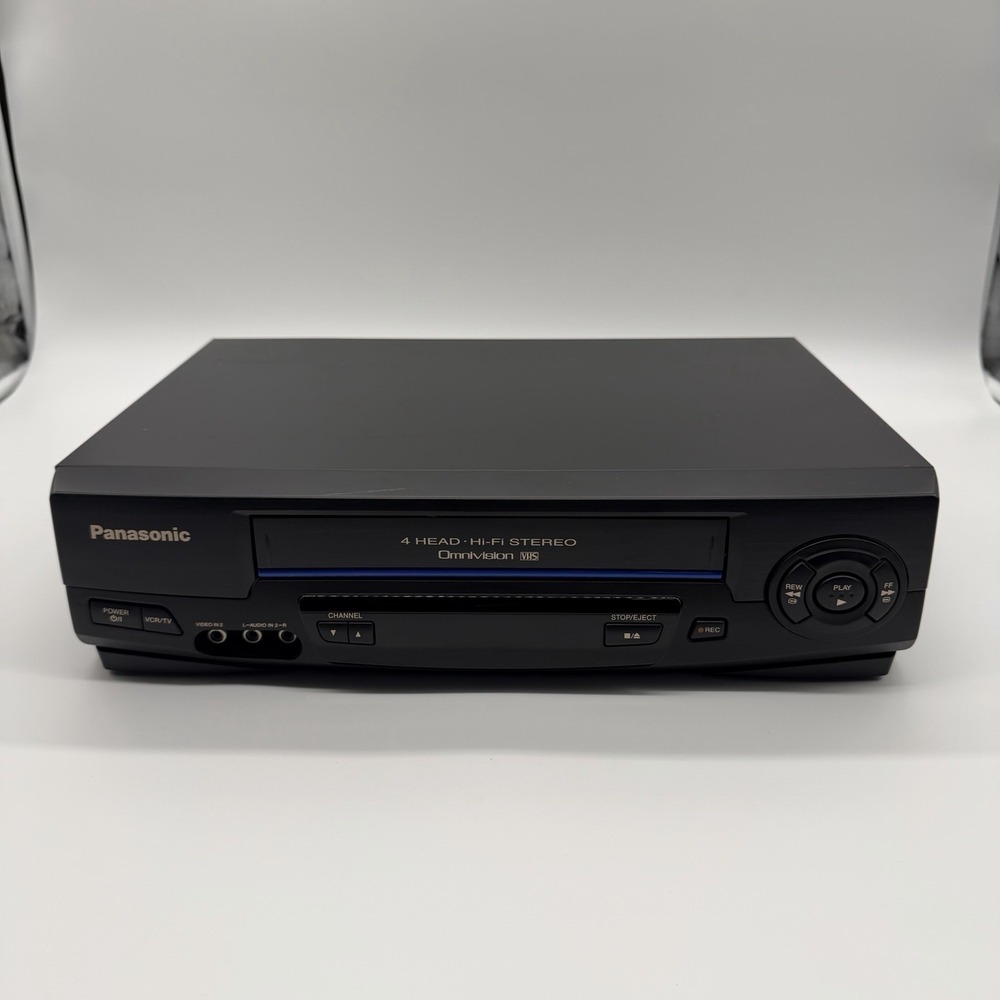Panasonic PV-V4521 Blue Line Omnivision VHS VCR Player No Remote